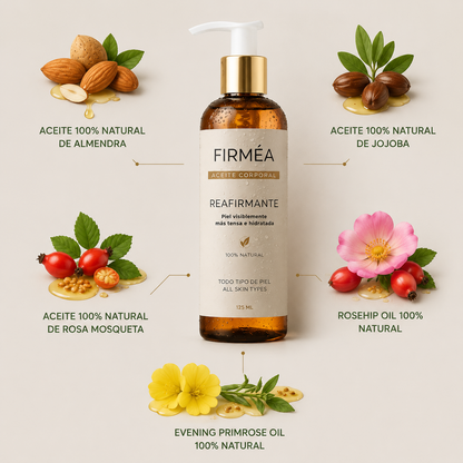 Aceite Corporal Reafirmante - Combate Celulitis, Flacidez y Arrugas